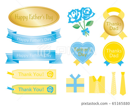 父親節花，禮物和貼紙集 65165880