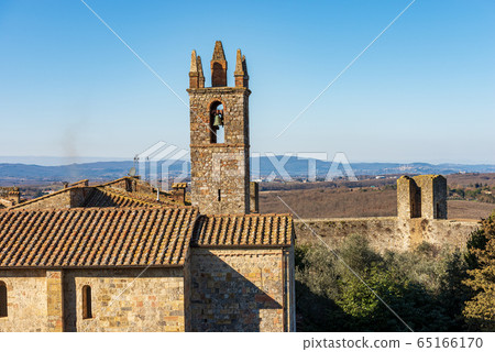Medieval village of Monteriggioni - Siena Tuscany Italy 65166170
