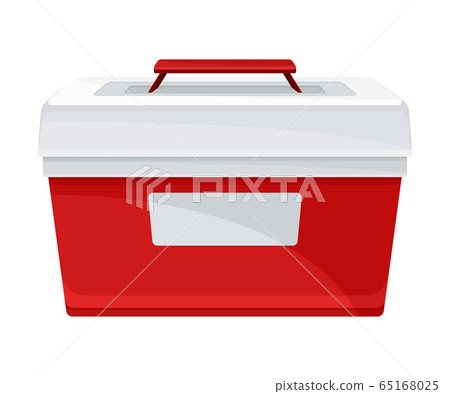 Portable Fridge or Cooler for Transporting Donor Organs Vector Illustration 65168025