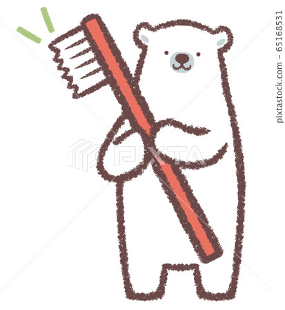 Toothbrush polar bear large Toothbrush polar bear large 65168531