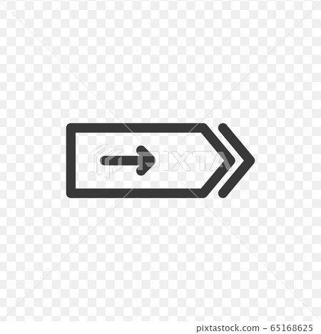 arrow Icon. Arrow include arrow simple design. Stock vector illustration isolated on white background. 65168625