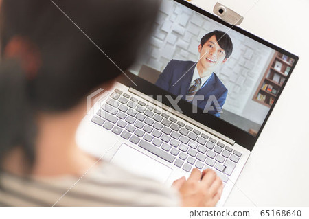 在線面試在線對接會形象 在線面試在線對接會形象 65168640