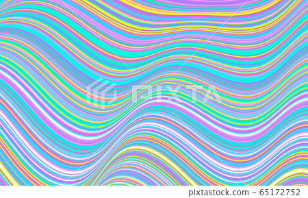 Stripe Pattern. Abstract Color Stripes. Fluid Wave 65172752