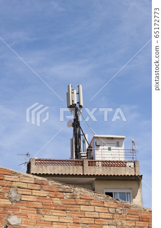 Telecommunications wireless cell phone antennas on 65172773