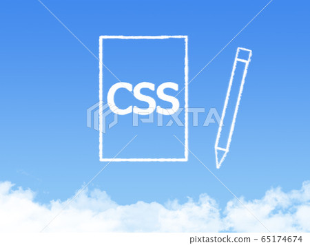 Notepad paper document cloud shape Notepad paper document cloud shape 65174674