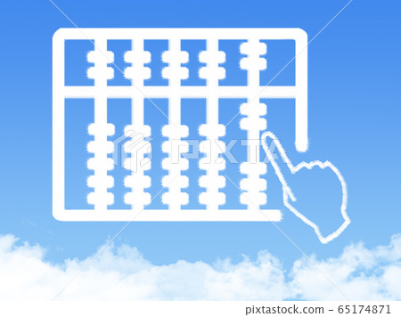 abacus cloud shape abacus cloud shape 65174871
