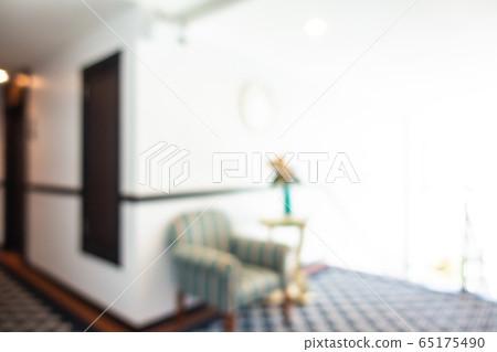 Abstract blur hotel and lobby decoration interior 65175490
