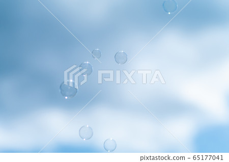 Soap bubbles flew 65177041