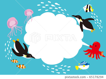 海洋生物背景圖 65178294