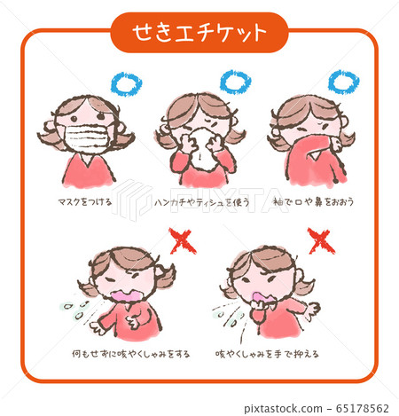 傳染病控制咳嗽禮儀圖 65178562