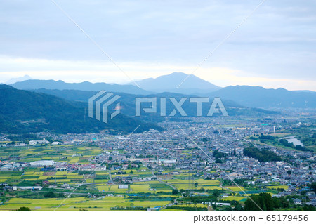 信州Obasute水稻梯田 65179456