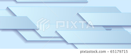 Light blue technology geometric abstract - Stock Illustration [65179715 ...