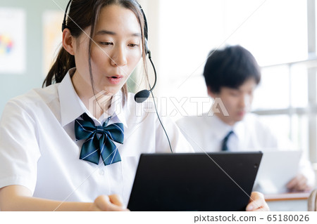 High school girl class High school girl class 65180026