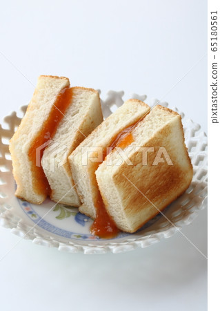 Apricot jam sandwich Apricot jam sandwich 65180561