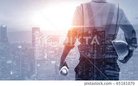 Future building construction engineering project. Future building construction engineering project. 65181870