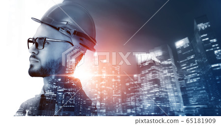 Future building construction engineering project. Future building construction engineering project. 65181909