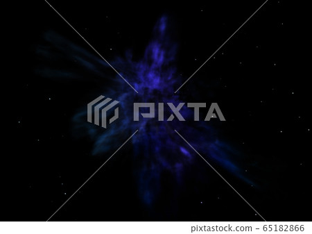 Star field in space and a nebulae. 65182866