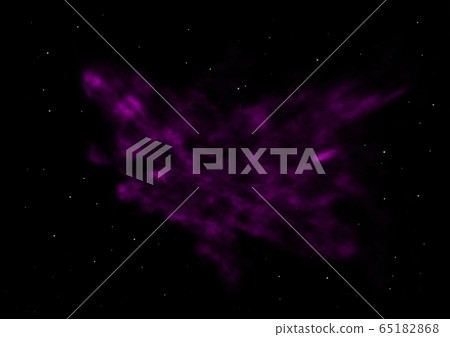 Constellation in the cosmic nebula and the smoke is stellar. Constellation in the cosmic nebula and the smoke is stellar. 65182868