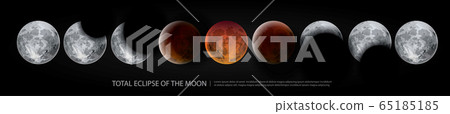 Total Eclipse of the Moon Vector illustration Total Eclipse of the Moon Vector illustration 65185185