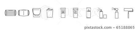 Cleaning icon Cleaning icon 65188865