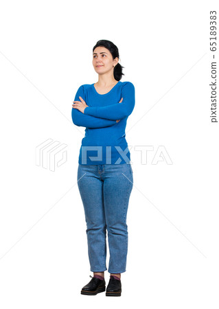 Full length portrait of casual, confident young Full length portrait of casual, confident young 65189383