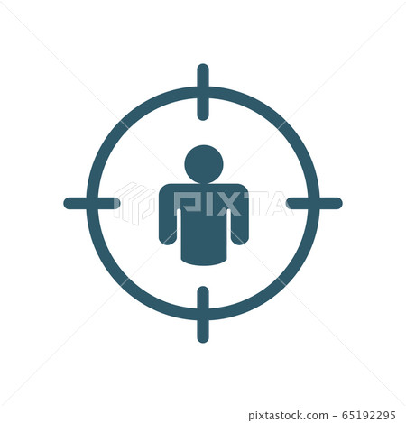 Inbound Marketing Icons with targeting imagery to 65192295