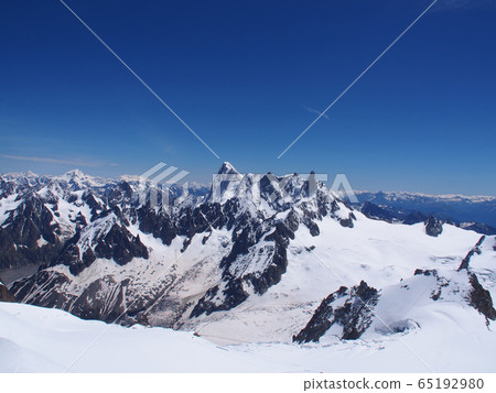 勃朗峰山的絕景 65192980
