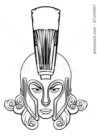 Spartan Trojan Athena Britannia Woman Warrior 65193007