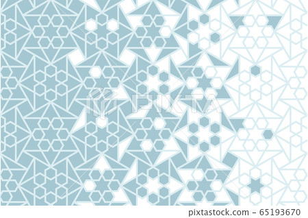 islamic patterns border vector