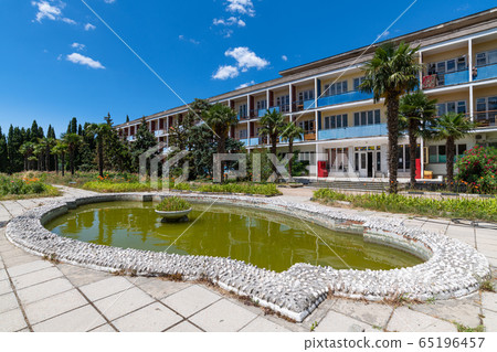An Old abandoned sanatorium from Soviet times in Foros village, Crimea An Old abandoned sanatorium from Soviet times in Foros village, Crimea 65196457