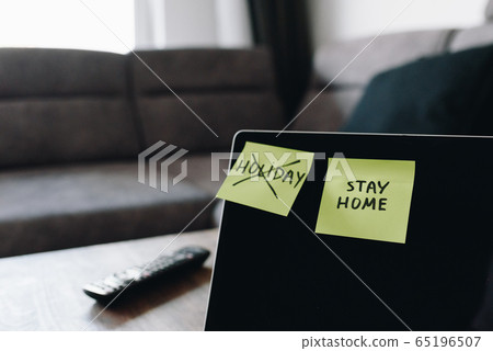 Stay at home due to coronavirus covid-19 covid 19 65196507