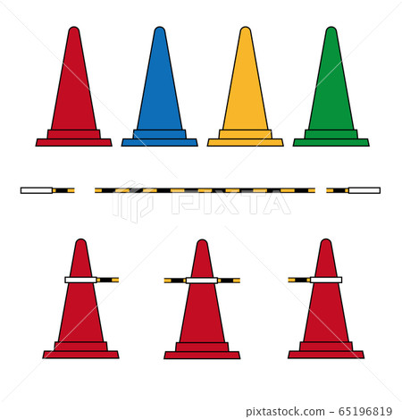 Color cone illustration parts 65196819