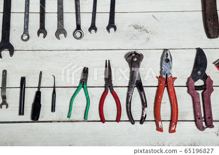 construction hammers screwdriver repair tool pliers on the board construction hammers screwdriver repair tool pliers on the board 65196827