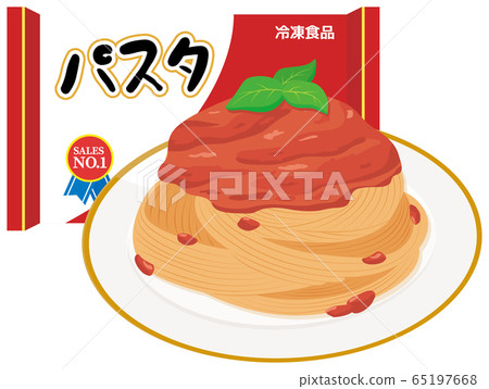 Frozen food meat spaghetti Frozen food meat spaghetti 65197668