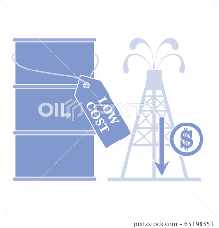 Oil Economic Crisis Drop prices falls down WTI 65198351