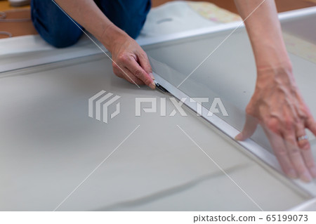 Refitting screen door DIY 65199073