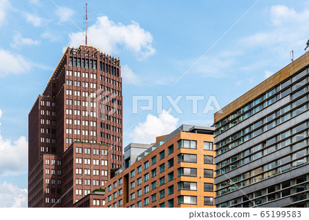Low Angle View of Residential and Office Buildings in Berlin Mitte Low Angle View of Residential and Office Buildings in Berlin Mitte 65199583