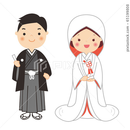 Wedding kimono white pure cotton hat 65199808