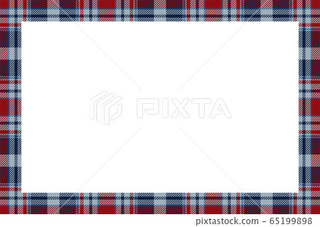 Vintage frame vector. Scottish border pattern 65199898