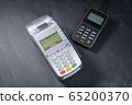 Bank terminal for non-cash payment by mobile phone or credit card 65200370