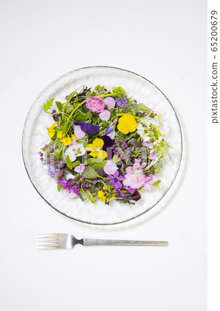 食用花卉沙拉 65200679