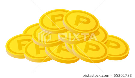 Point coin - Stock Illustration [65201788] - PIXTA