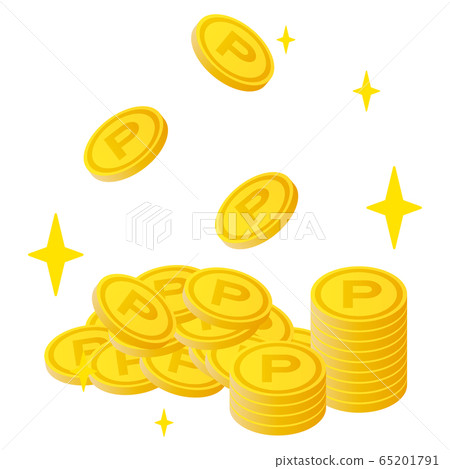 Point coin - Stock Illustration [65201791] - PIXTA