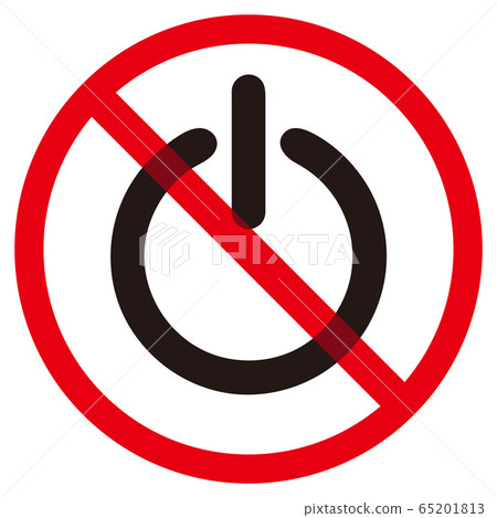 電源圖標和禁止標記 電源圖標和禁止標記 65201813