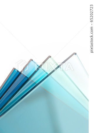 Sheets of glass from a factory manufacturing Sheets of glass from a factory manufacturing 65202723