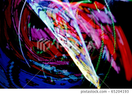 Light painting bright abstract background. Futuristic texture. 65204193