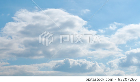 Blue sky and white clouds 65207260