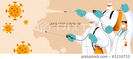 Thank you banner for medical worker Thank you banner for medical worker 65210733