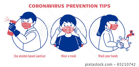 COVID-19 precaution tips 65210742