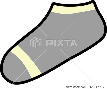 Gray and yellow ankle length socks Gray and yellow ankle length socks 65212717